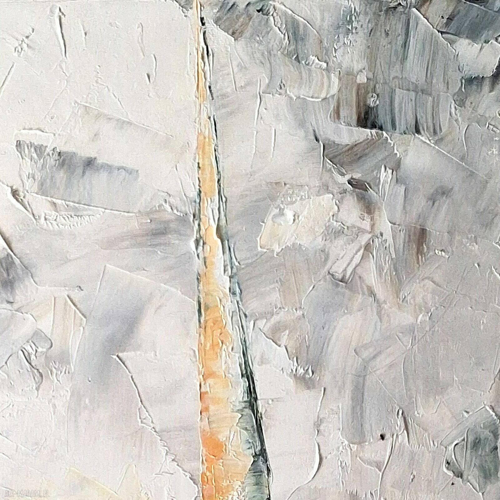 Żagiel - obraz olejny ręcznie malowany z żaglówką 38x60 cm