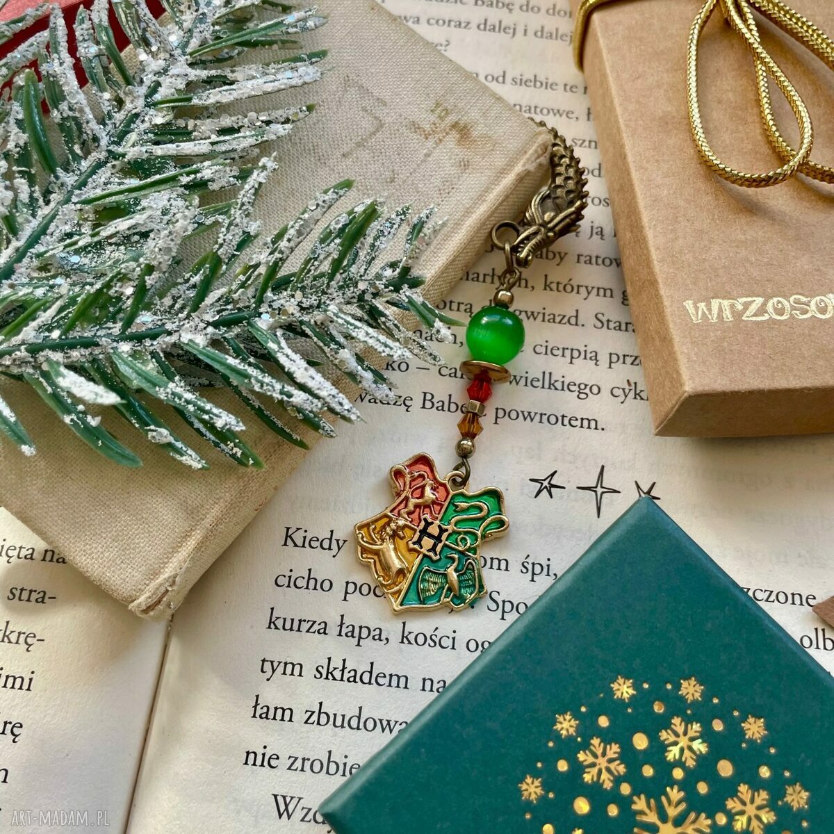 upominki na święta: Zakładka dla fana magii i czarodzieja ;) Hand Made