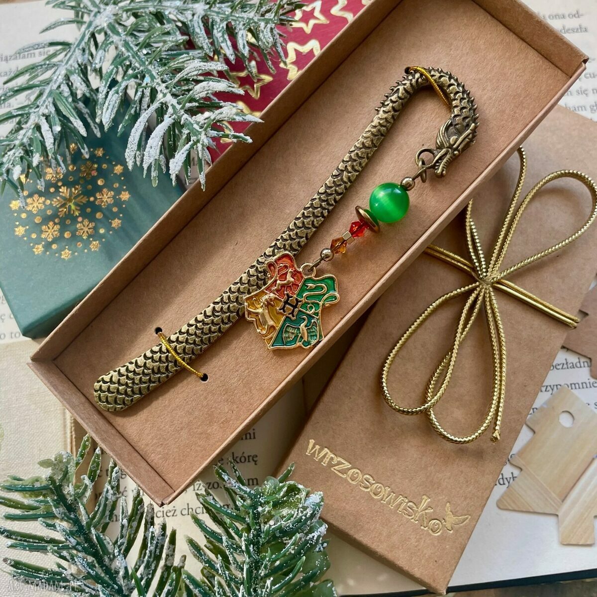 upominki na święta: Zakładka dla fana magii i czarodzieja ;) Hand Made