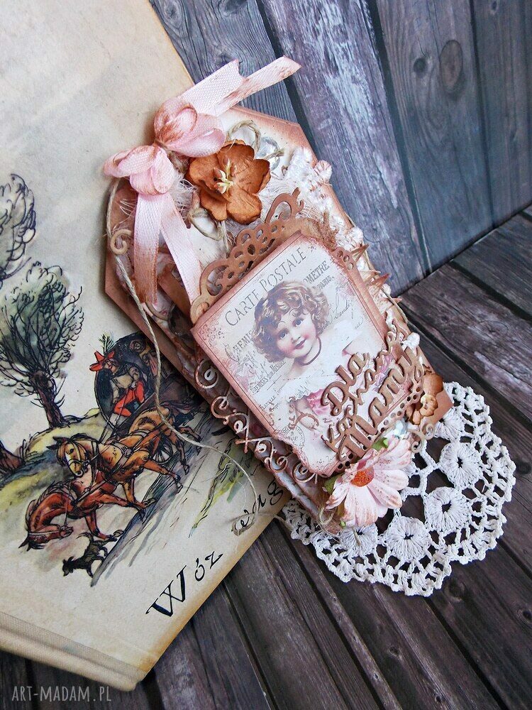 Zakładka dla mamy - rękodzieło handmade