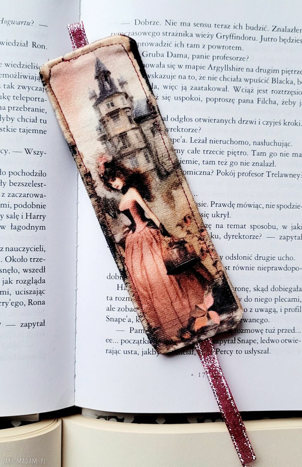 Zakładka do książki Dama - welurowa i miękka w dotyku