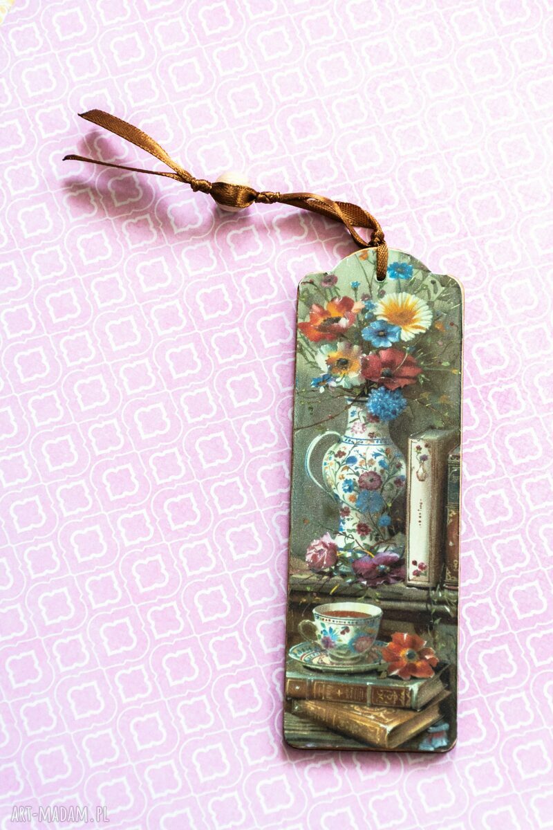 Zakładka do książki „Kocham konie nr 2” - drewniana handmade