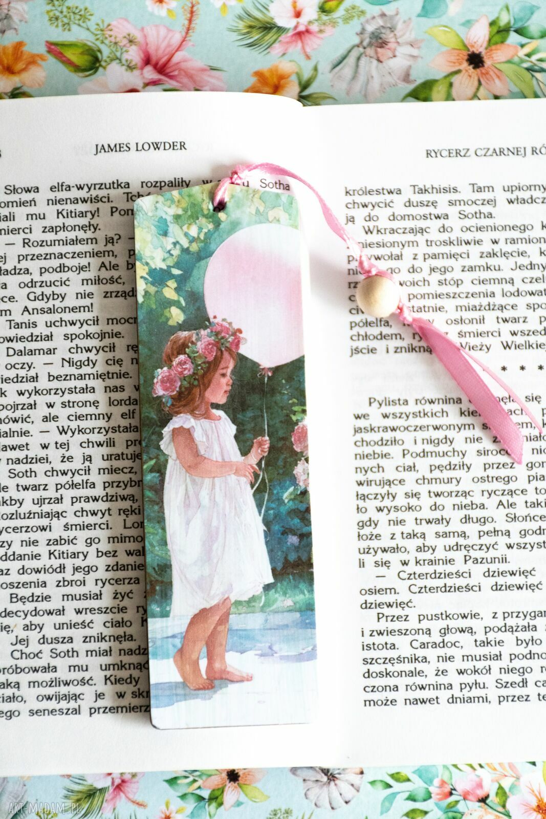 Zakładka do książki drewniana - Prawdziwe szczęście