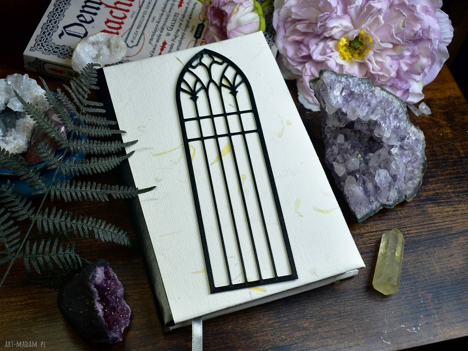 zakładki: Zakładka do książki katedra, gotycka rozeta #1 HandMade