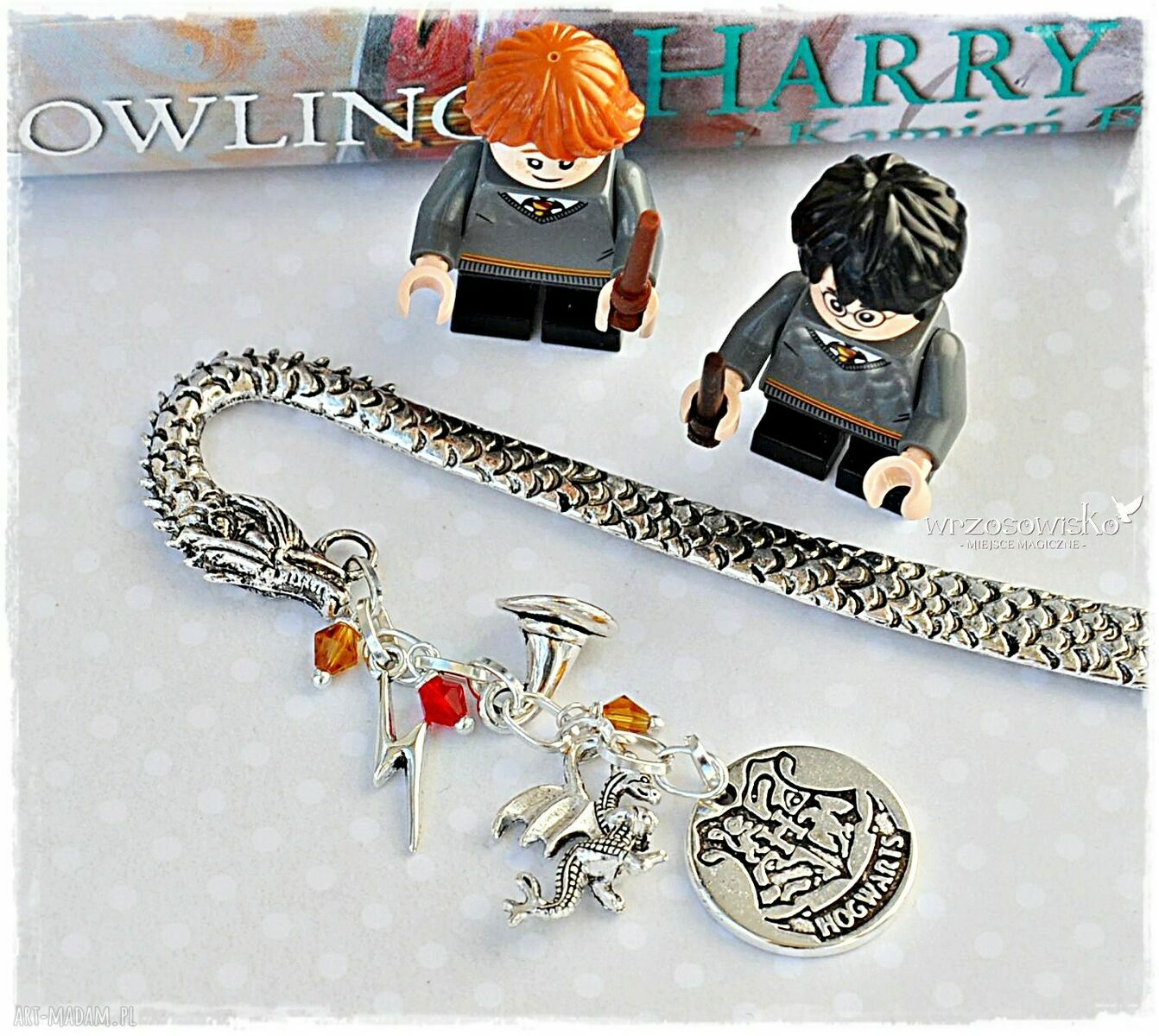Zakładka do książki Harry Potter, Hogwarts Ręcznie wykonane