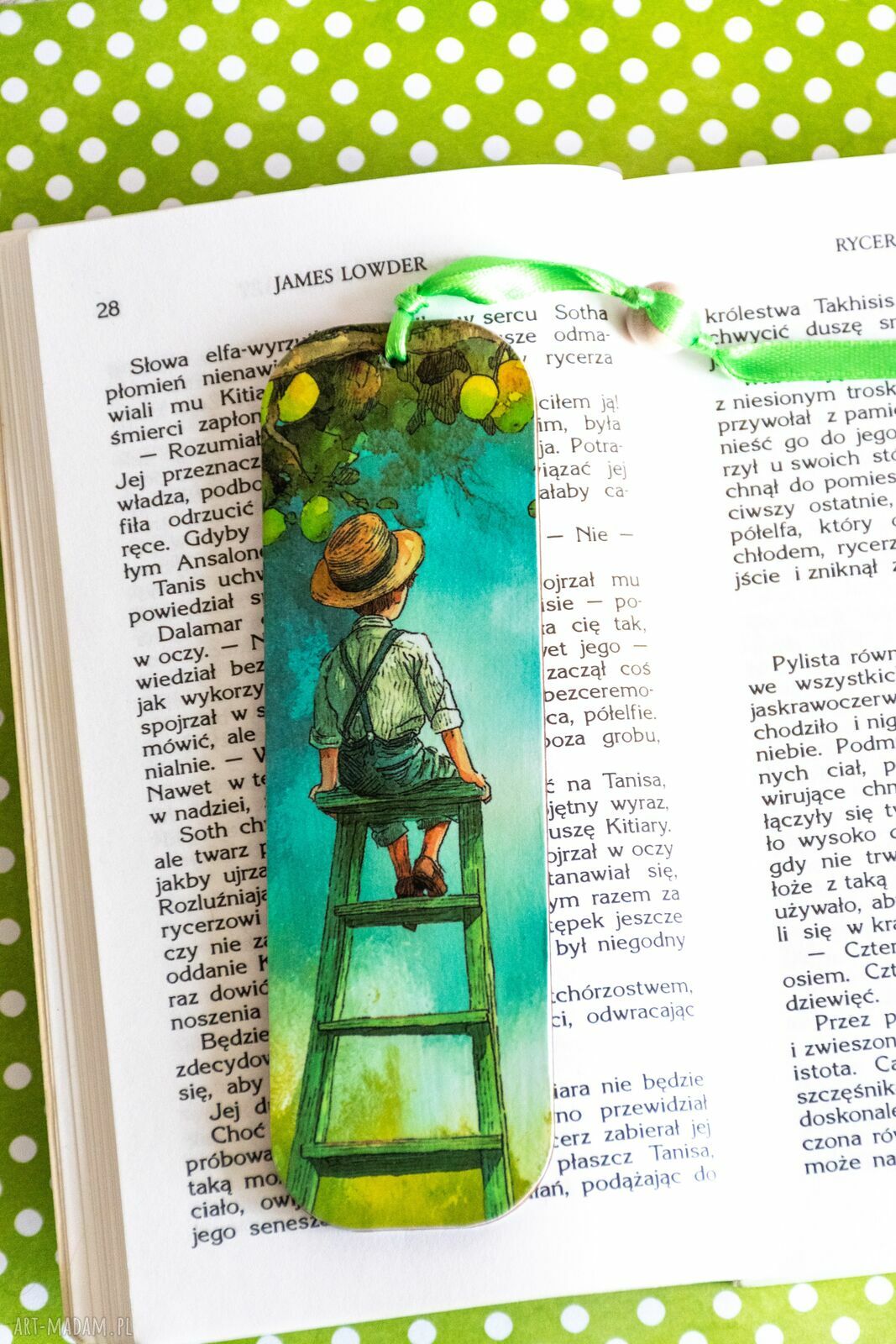 Zakładka do książki - Kocham jabłka nr 2