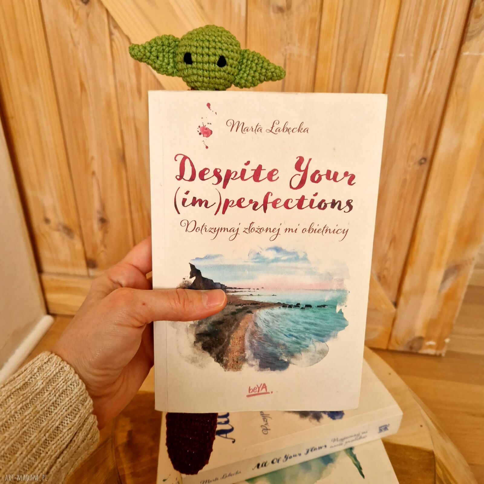 Zakładka do książki Yoda Star Wars - ręcznie robiona szydełkowa