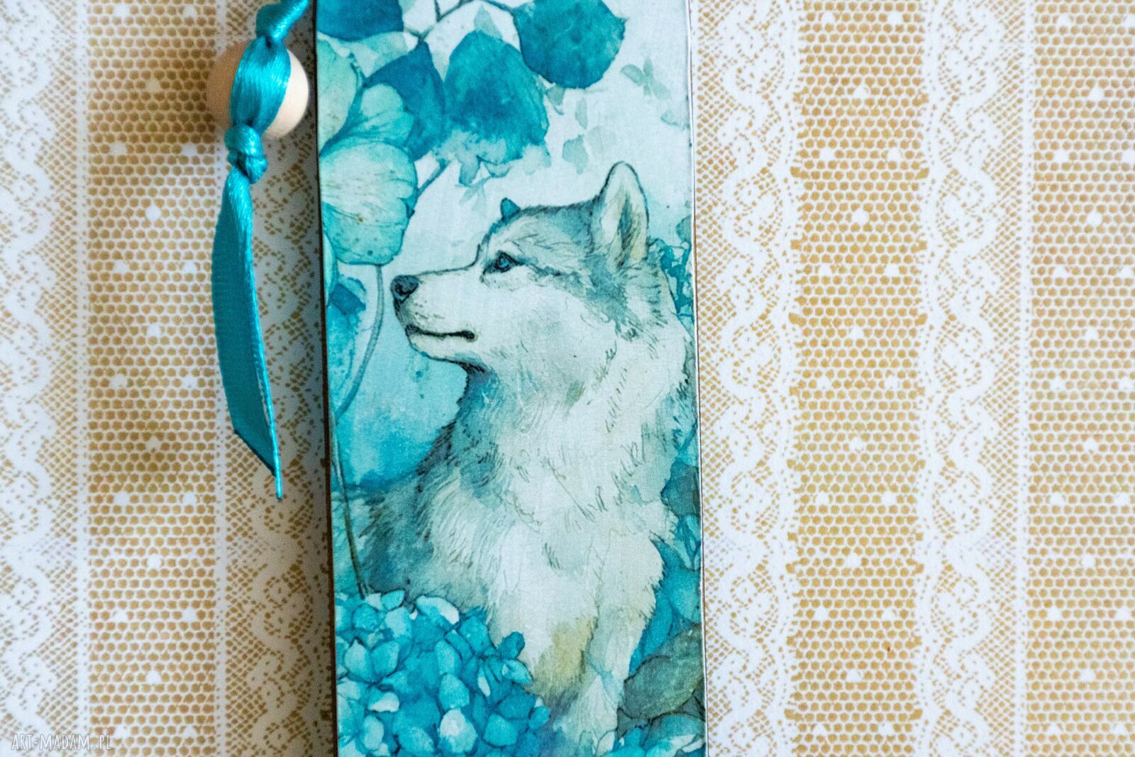 Zakładka do książki - Psie marzenia (Husky)