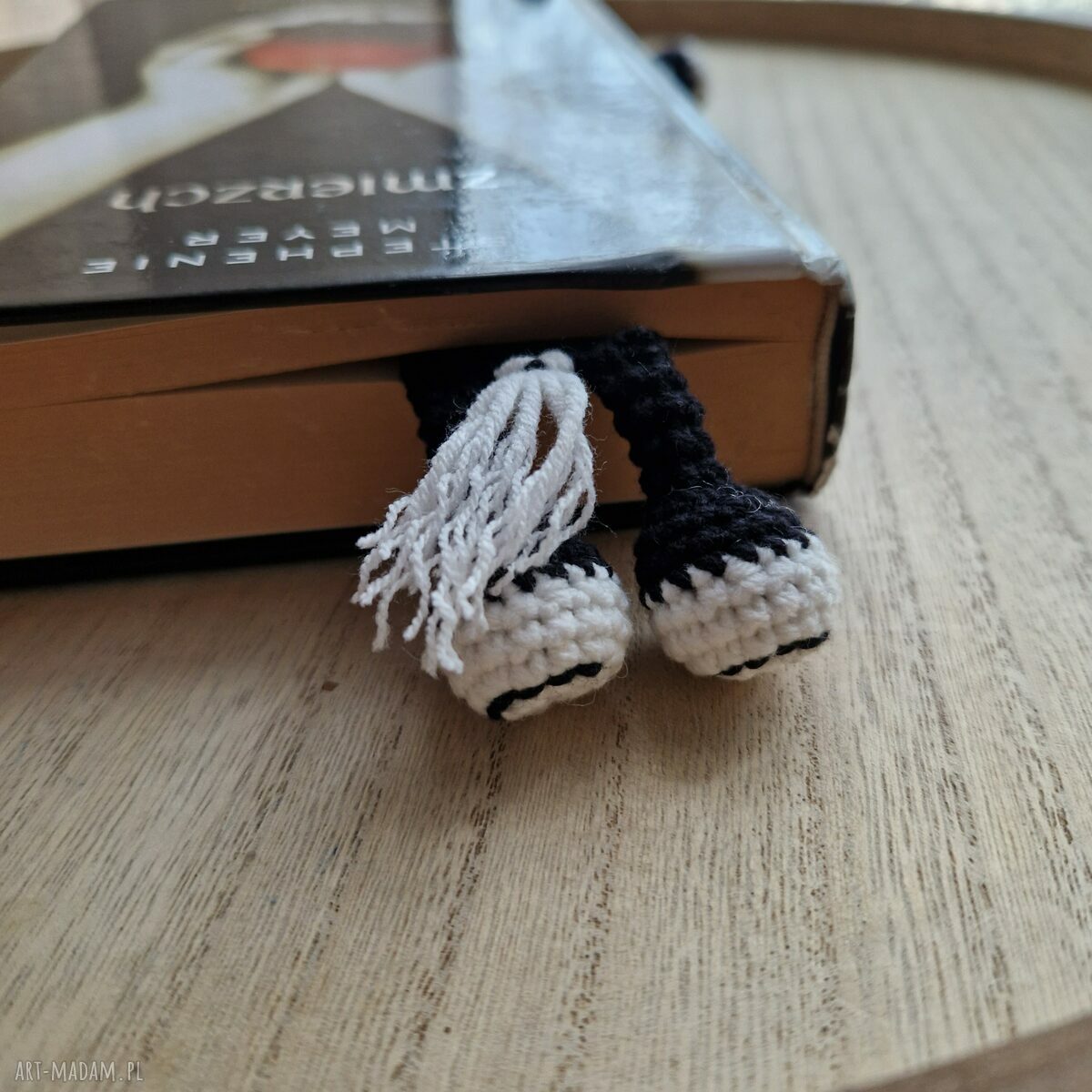 Zakładka do książki hand made - Czarny Koń