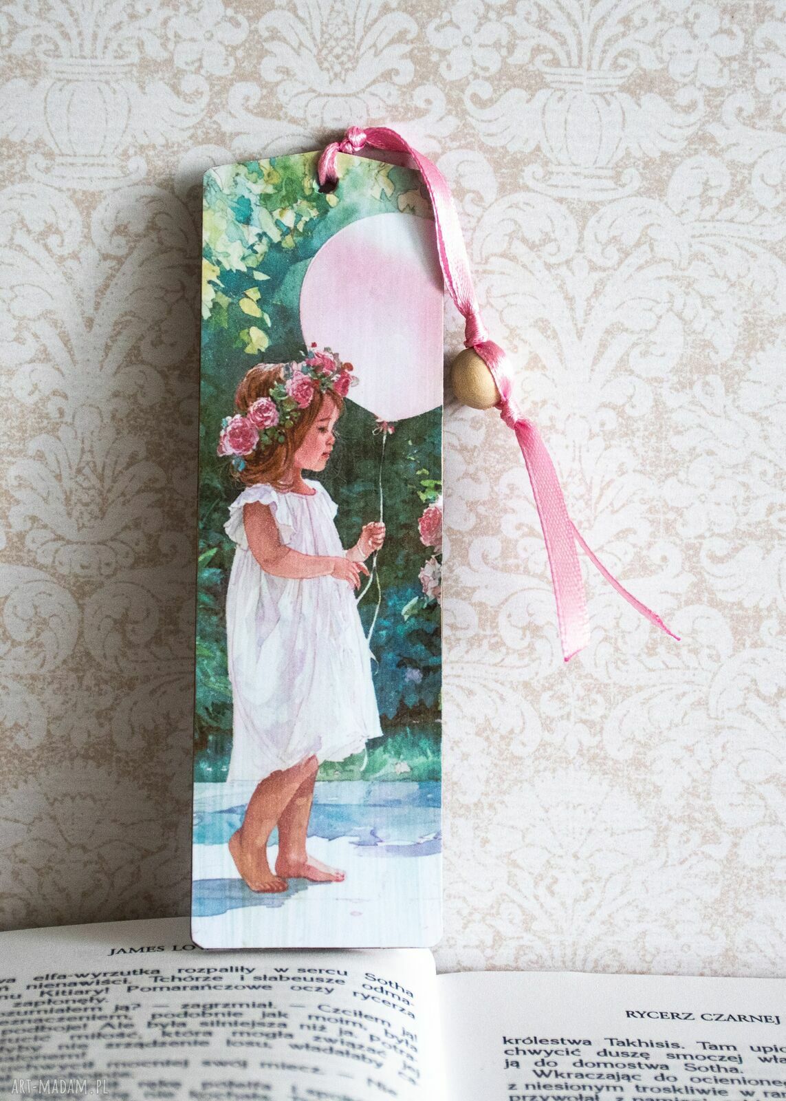 Zakładka do książki drewniana - Prawdziwe szczęście