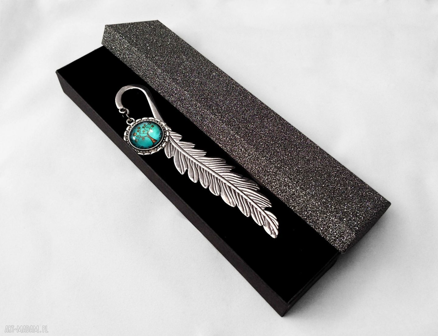 zakładki: Zakładka do książki z drzewem nadziei hand made