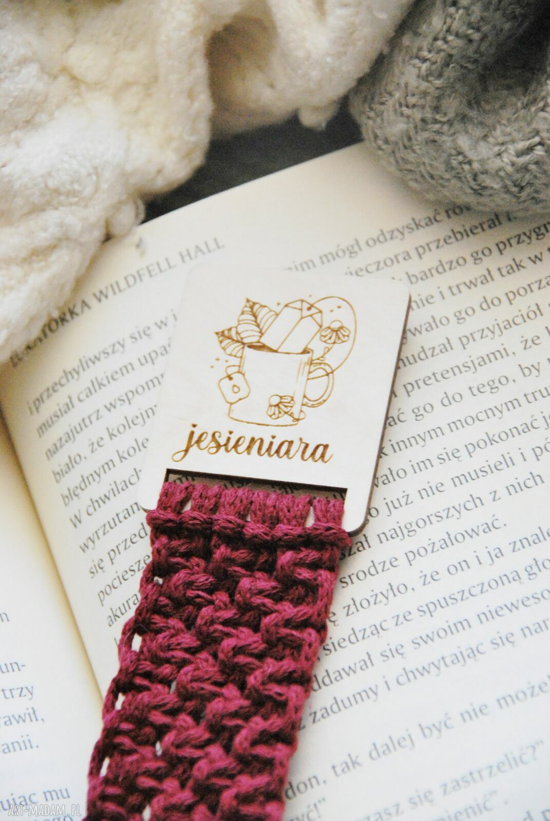 Jesienna zakładka do książki „Jesieniara #1”