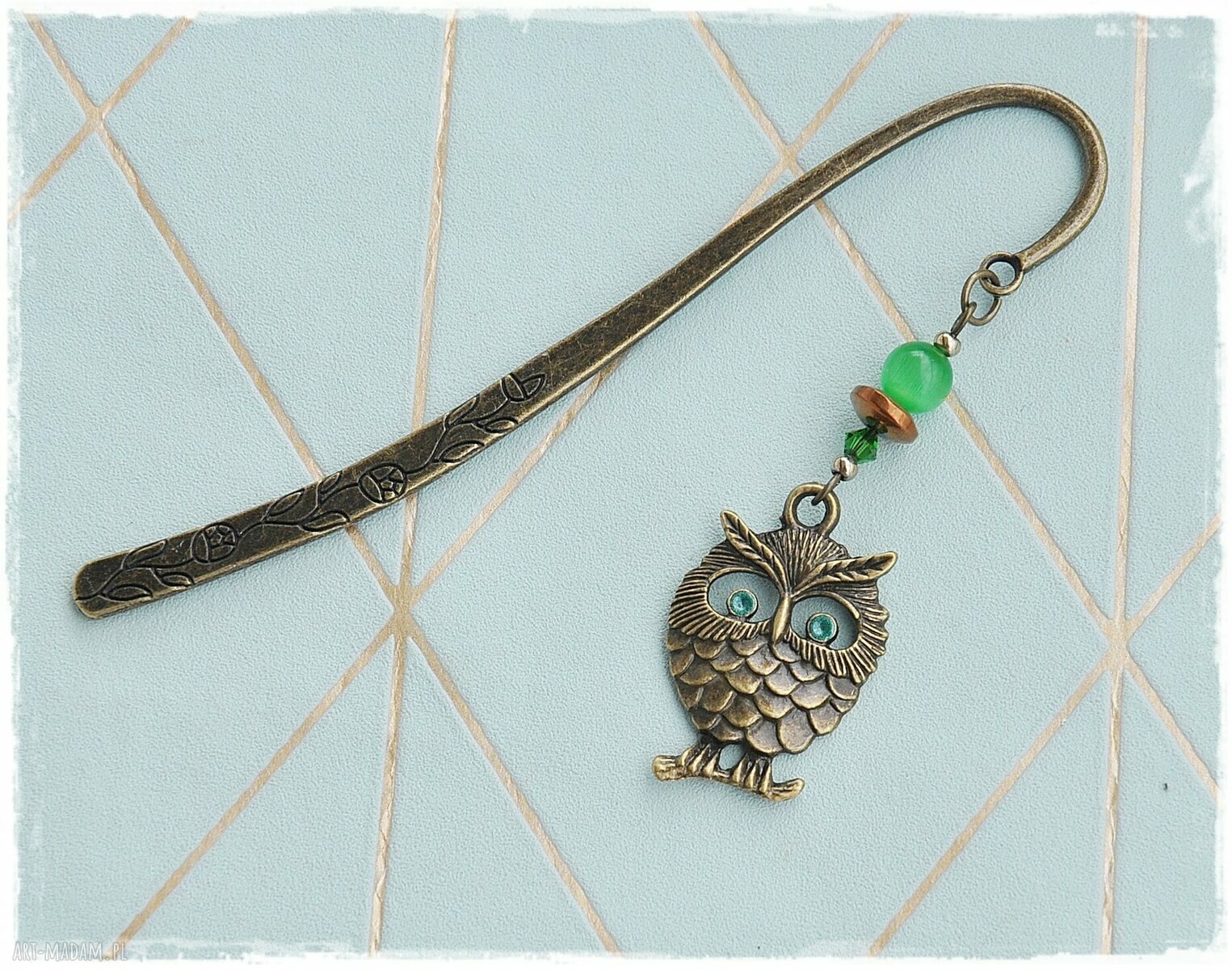 Zakładka sowa handmade