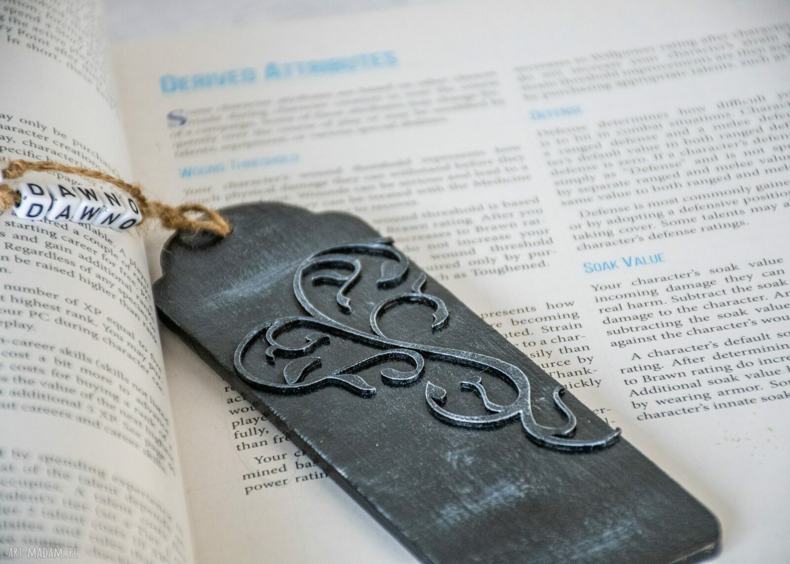 Zakładka do książki w stylu vintage - nr 3 „Dawno temu”