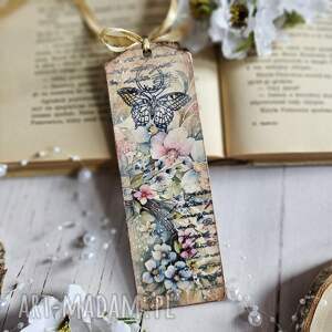 justyna art zakładka wiosenna decoupage