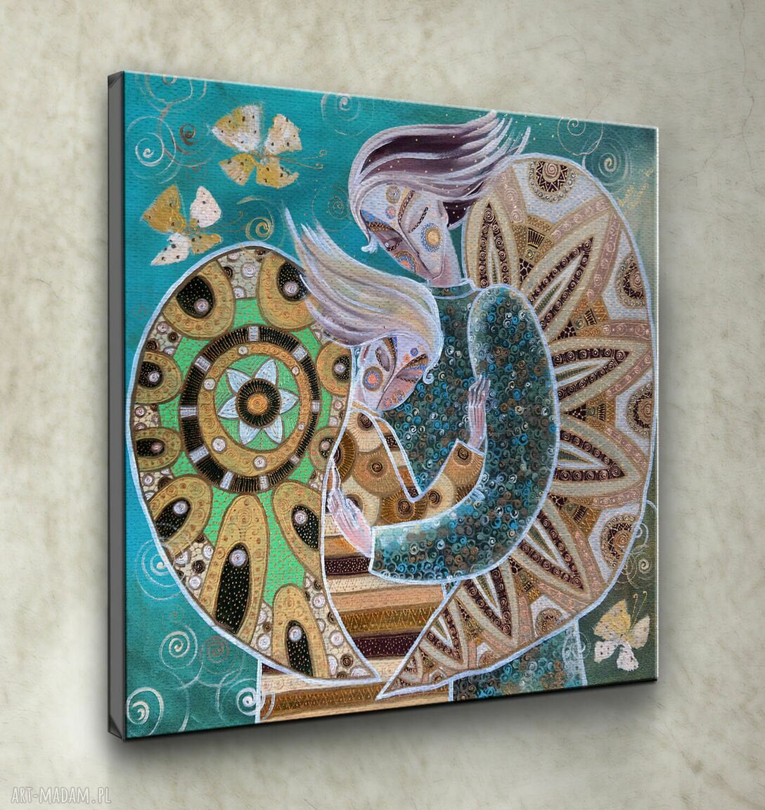 Obraz „Zakochani” w technice giclee - płótno canvas na krosnie