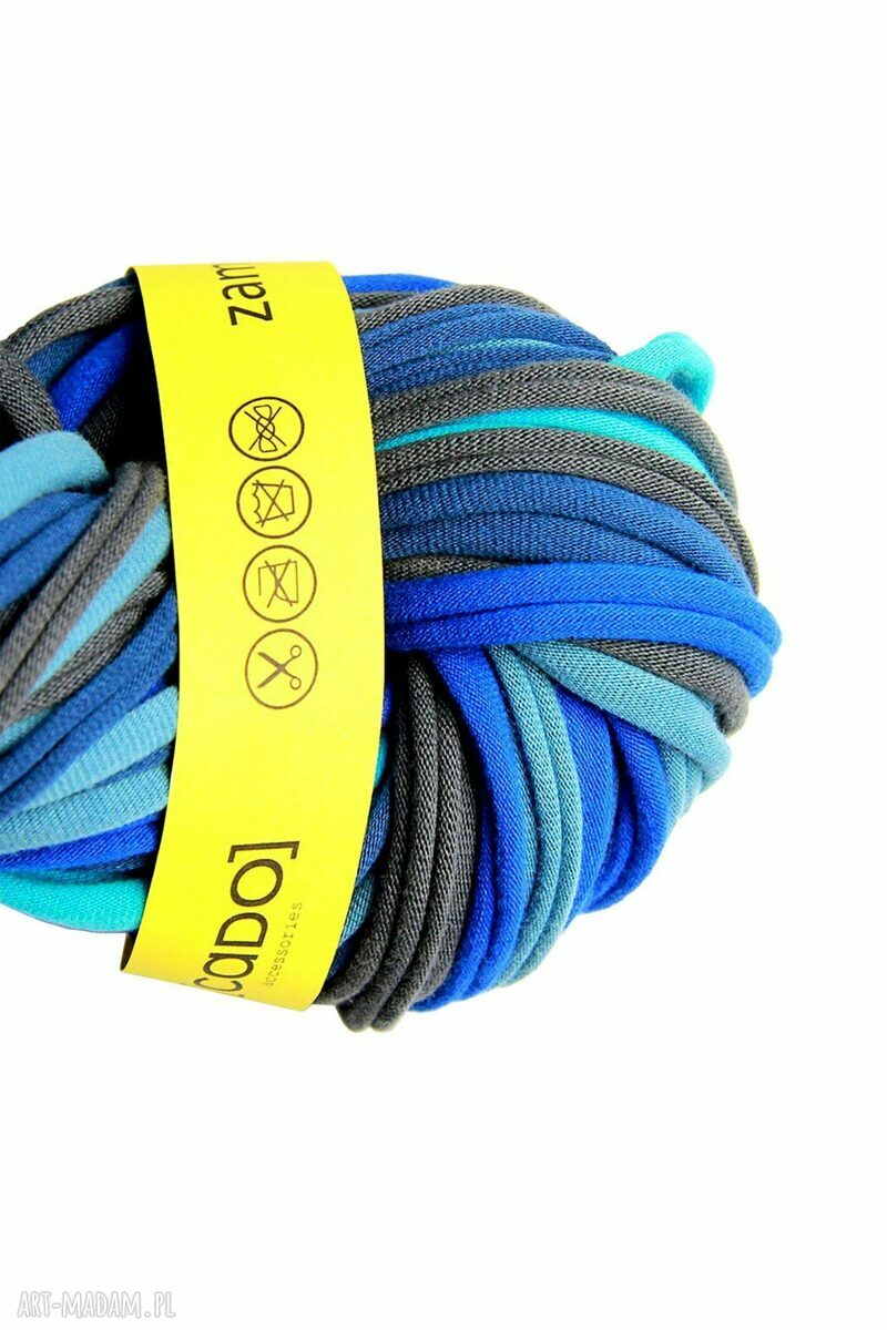 Zamotka® Cado dzianinowy naszyjnik Blue - szal, tuba i apaszka w jednym