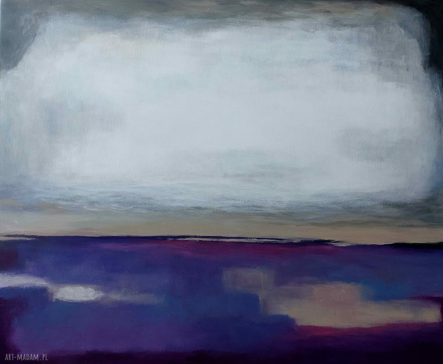 Zamówienie: abstrakcyjny obraz akrylowy 120x100 cm - Paulina Lebida
