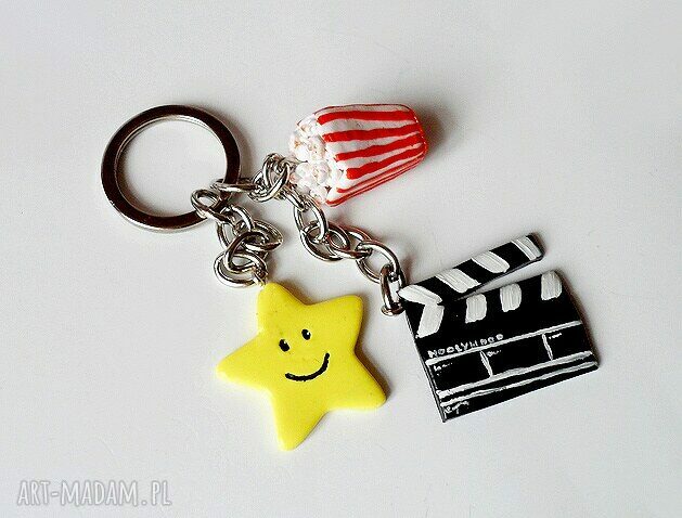 Breloczek w stylu filmowym na zamówienie - wyjątkowa zawieszka handmade