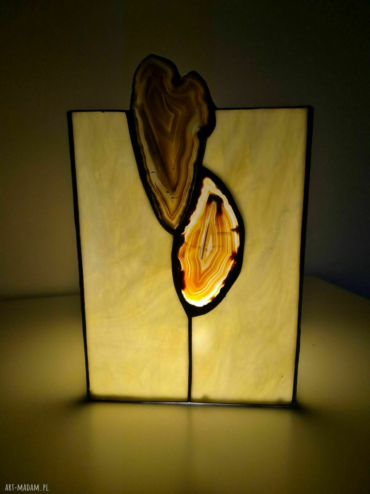 Lampion „Spotlight” - ręcznie robiona dekoracja ze szkła