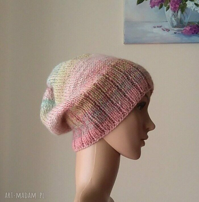 Zamówienie dla Pani Katarzyny - czapka handmade od Buena Artis