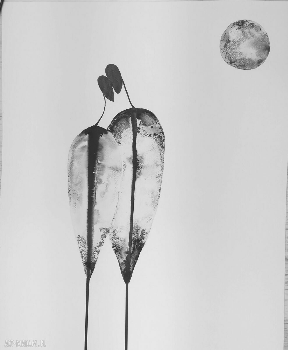 Dwie autorskie grafiki 40x50 z cyklu Relationships (zestaw)