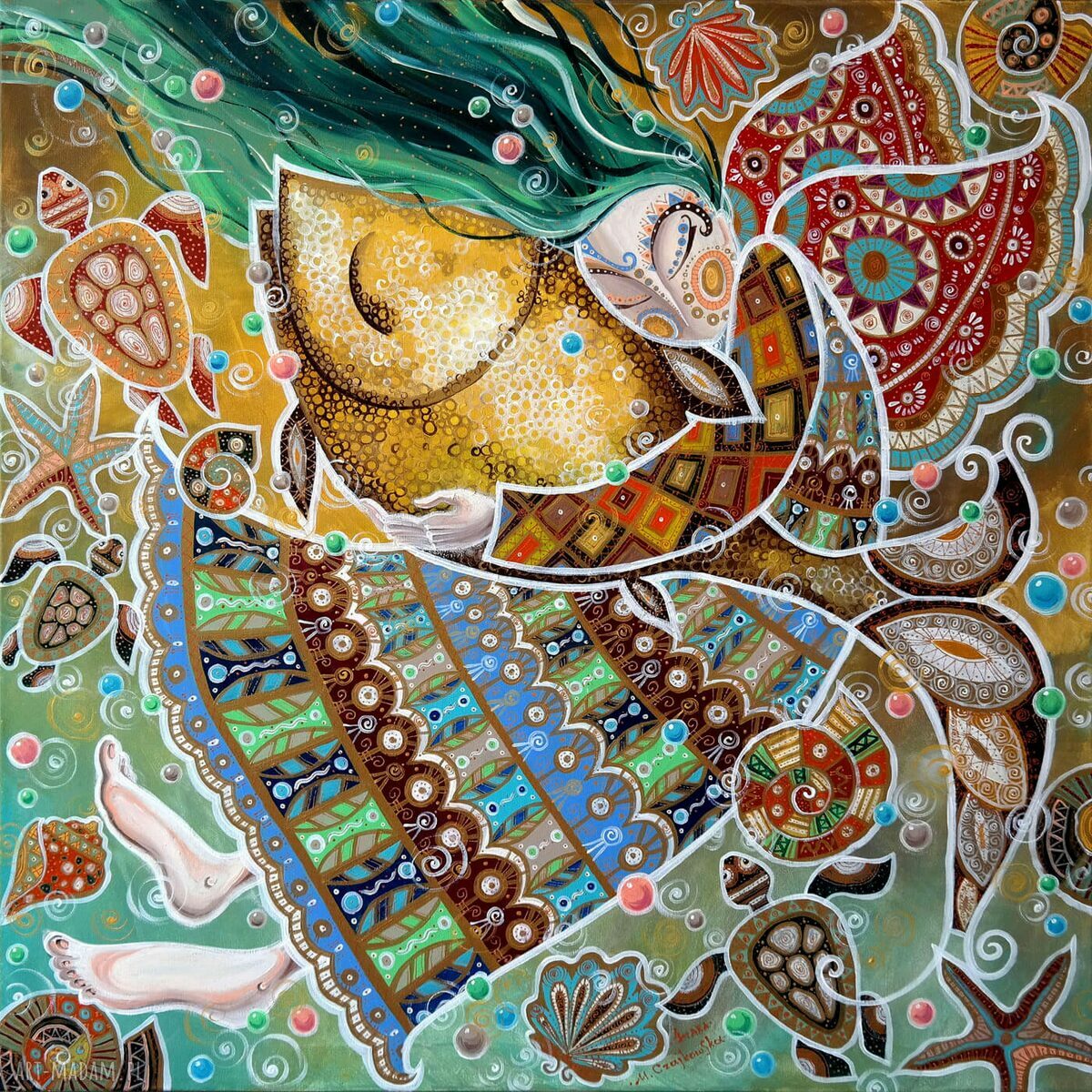 Zamówienie Pani Marzeny - obrazy giclee na płótnie Canvas od Marina Czajkowska