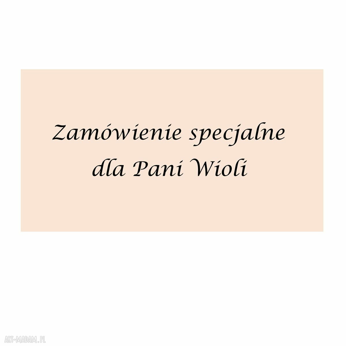 Zamówienie specjalne: obraz olejny 46 x 55 cm dla Pani Wioli