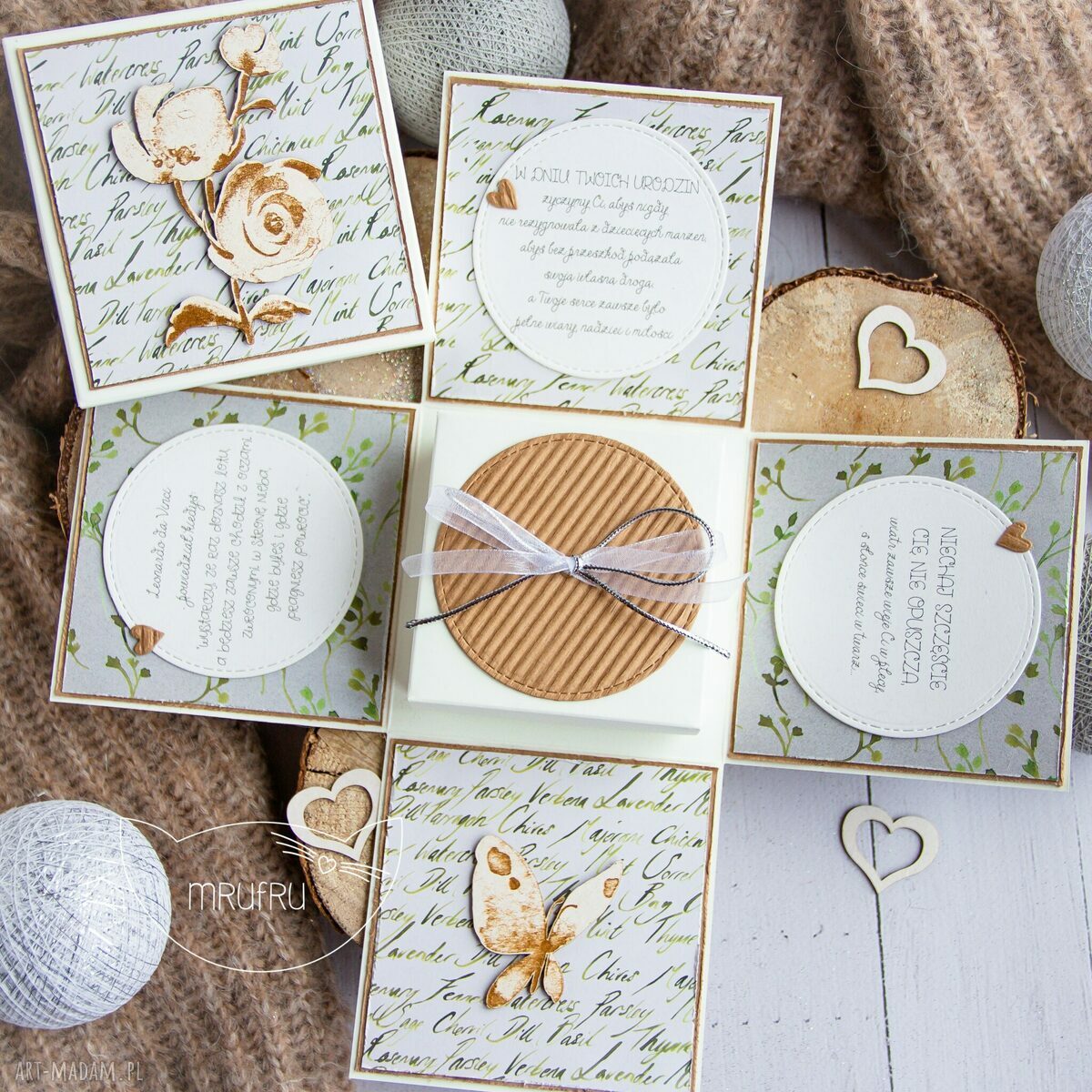 kartki: Zamówienie specjalne p. Ola. HandMade