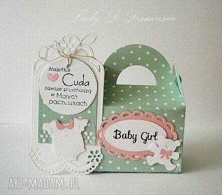 Pudełeczko na upominek pieniężny - scrapbooking