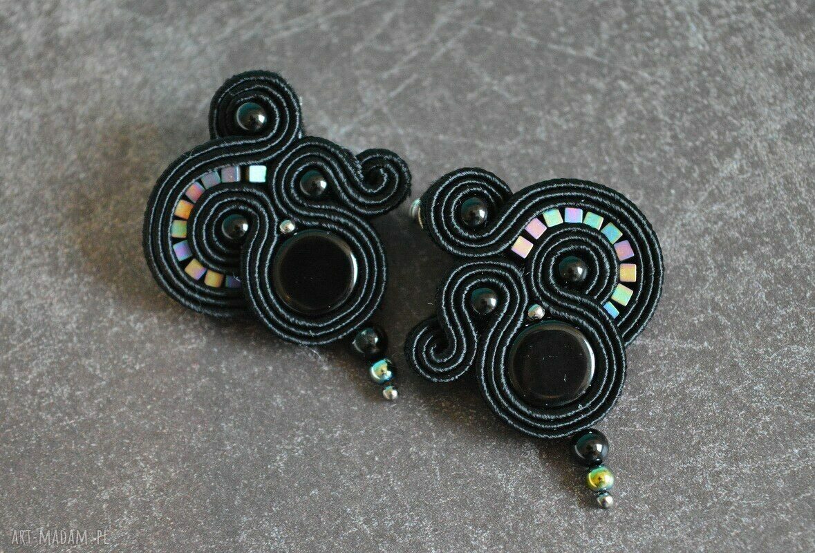 Zamówienie specjalne dla Pana Wojciecha - kolczyki soutache