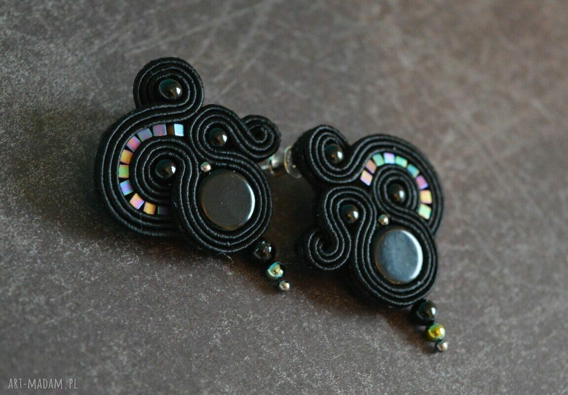 Zamówienie specjalne dla Pana Wojciecha - kolczyki soutache