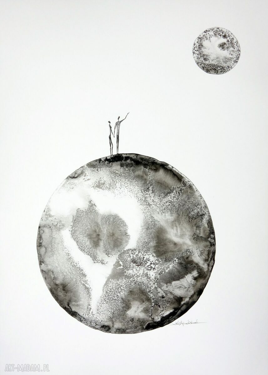 Zamówienie - zestaw 3 grafik 50 x 70 cm w stylu minimalizmu (Dreams)