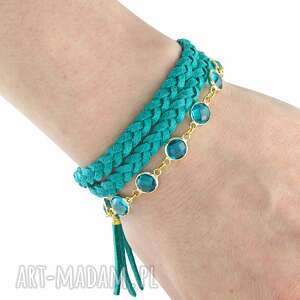 boho - turquoise & gold