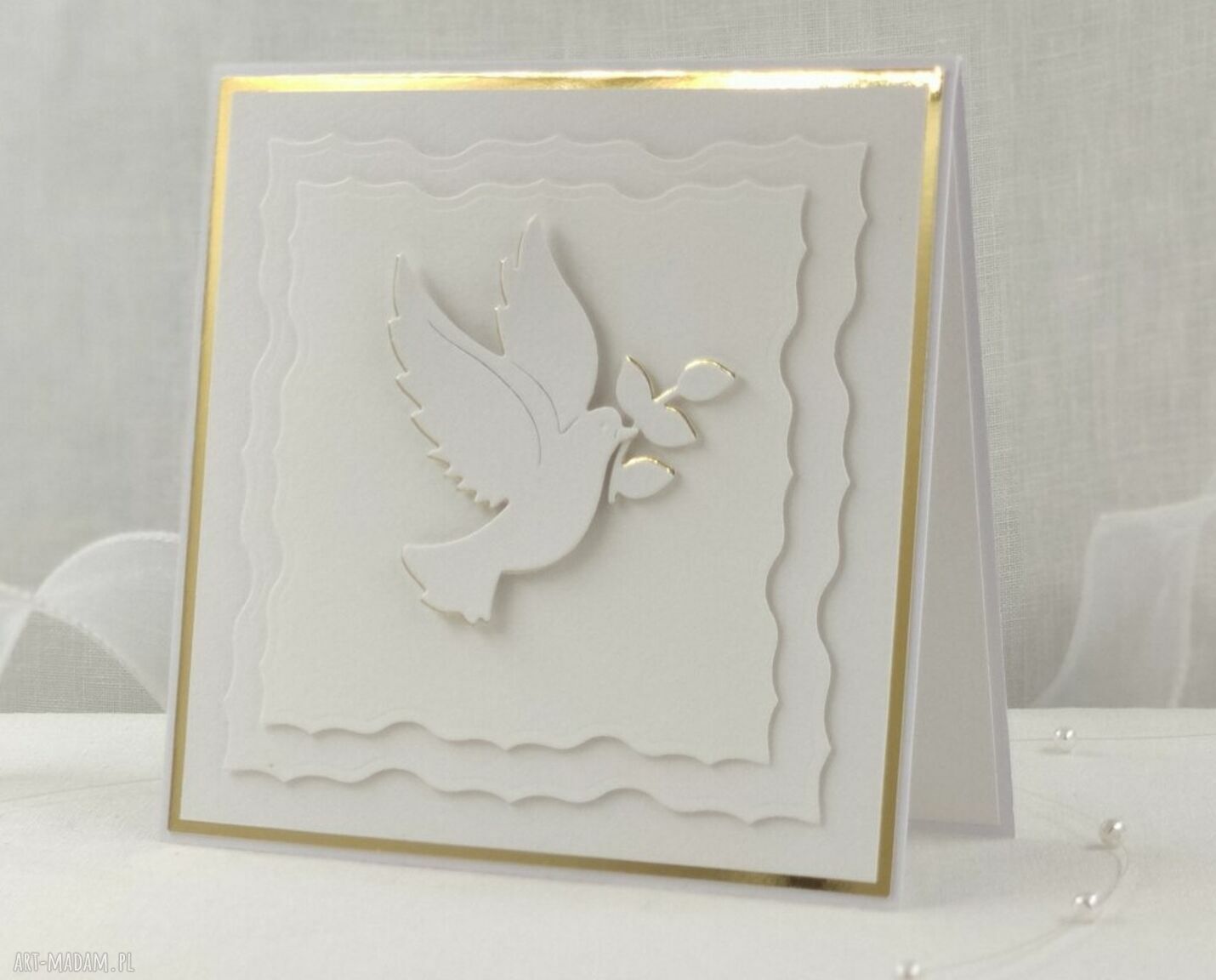 Zaproszenia komunijne Linia Gold 17A - eleganckie i personalizowane