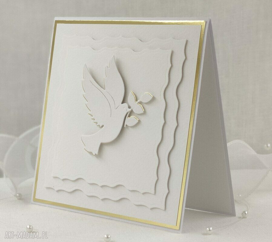 Zaproszenia komunijne Linia Gold 17A - eleganckie i personalizowane