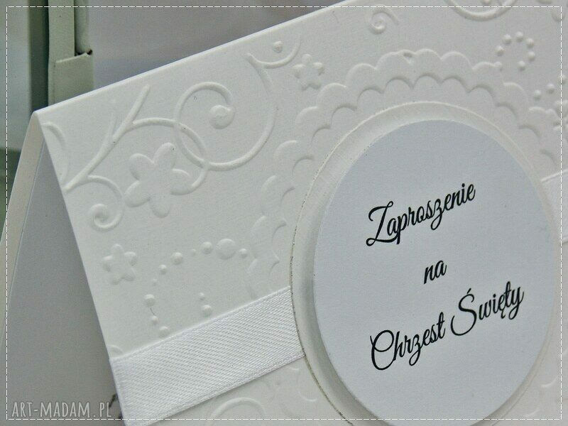 Zaproszenia na Chrzest św