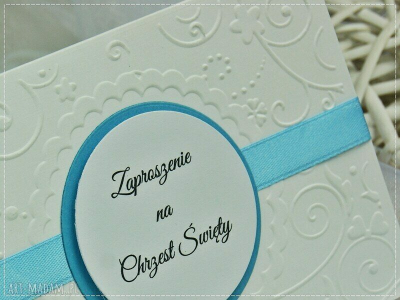 Zaproszenia na Chrzest św