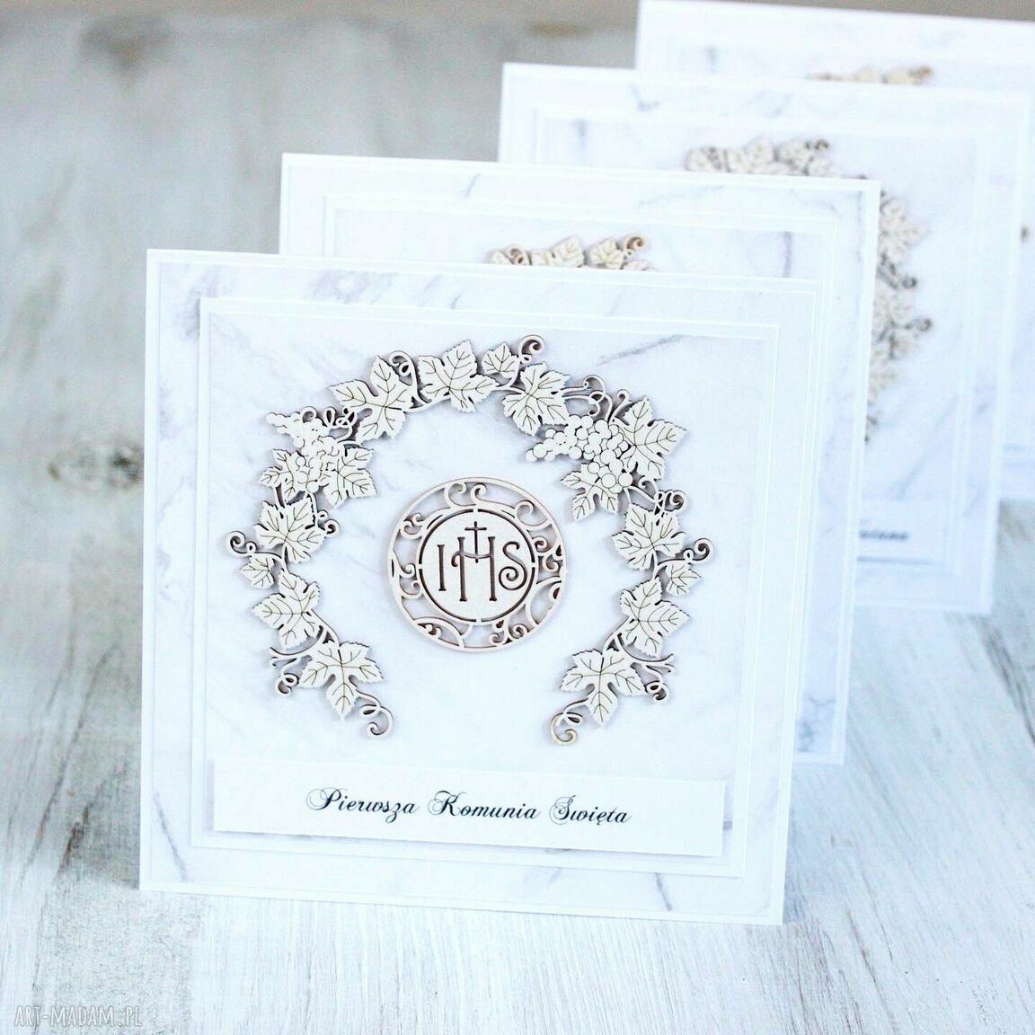 Zaproszenia komunię prezent pierwsza Świętą