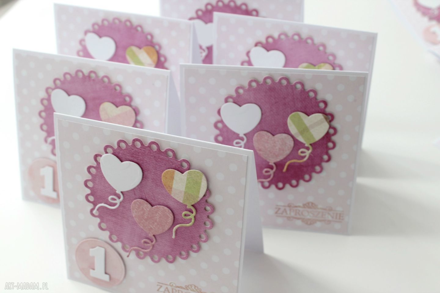 zaproszenie: Zaproszenia na urodziny HandMade