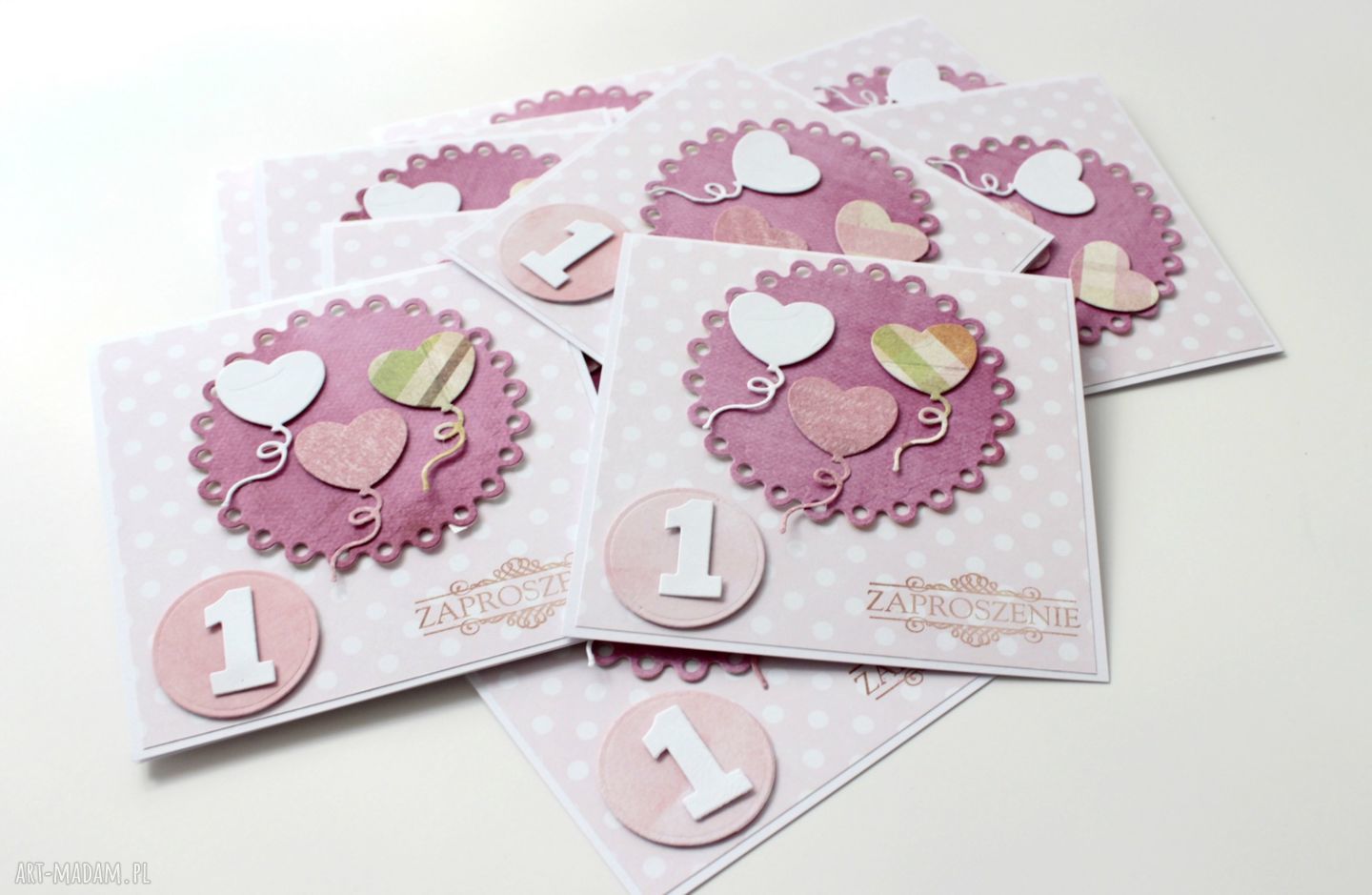zaproszenie: Zaproszenia na urodziny HandMade