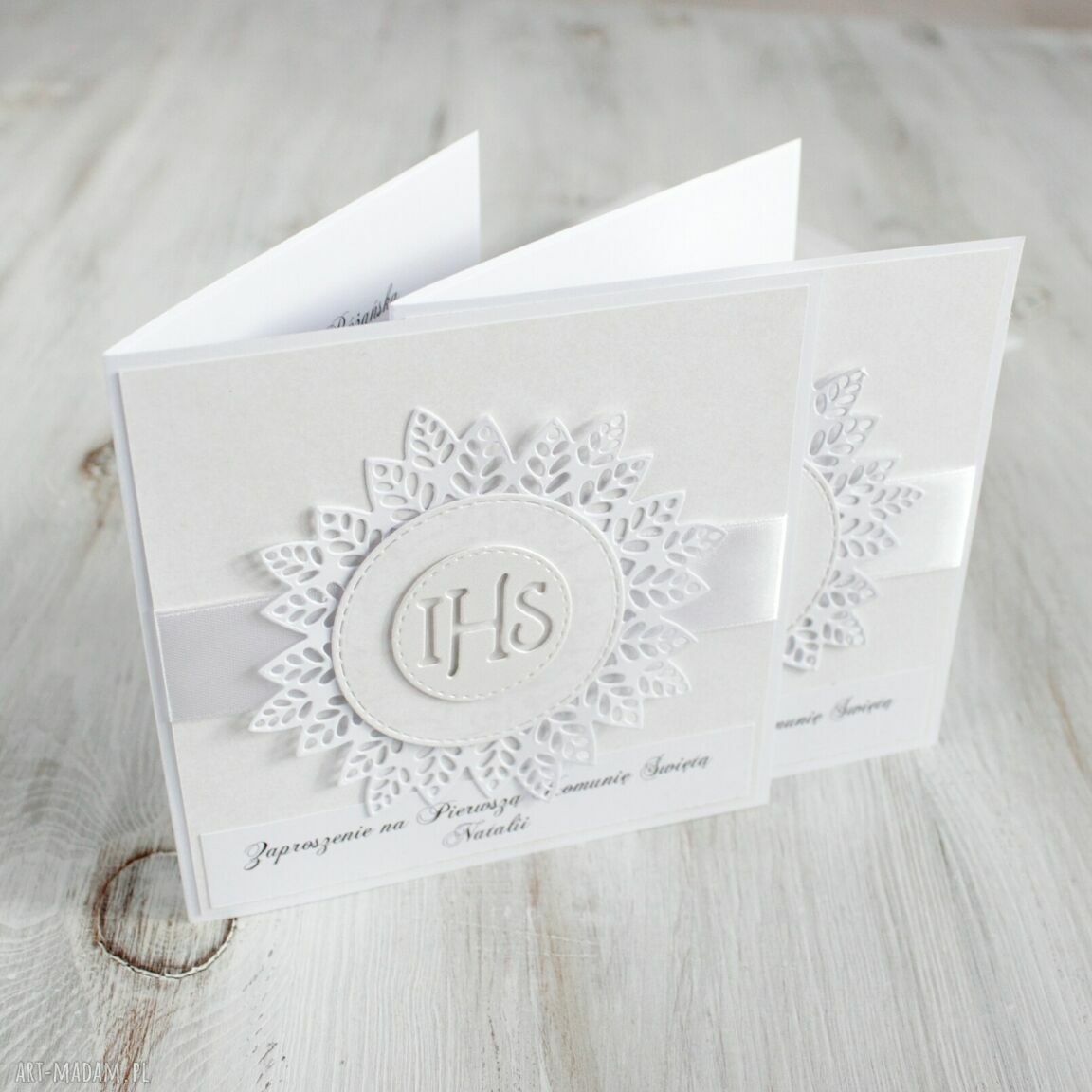 Zamówienie pani moniki zaproszenie pierwsza komunia