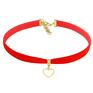 autorskie naszyjniki choker red velvet