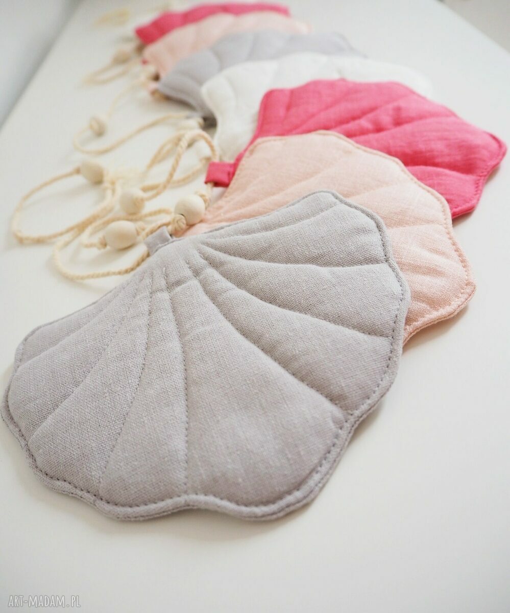 zabawki: Girlanda dekoracyjna muszelki ręcznie zrobione