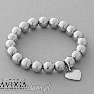 lavoga hemtaite with heart pendant in silver