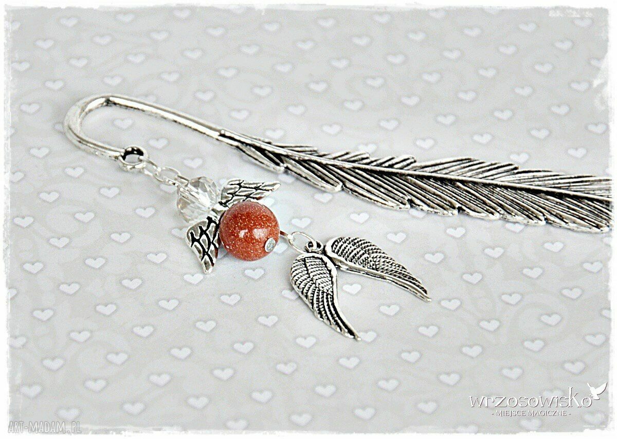 Zestaw prezentowy złociste anioły Hand Made