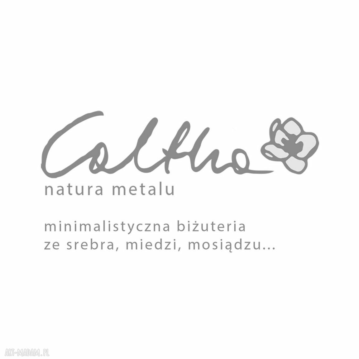 Szeroka miedziana bransoletka Zebra z naturalną patyną