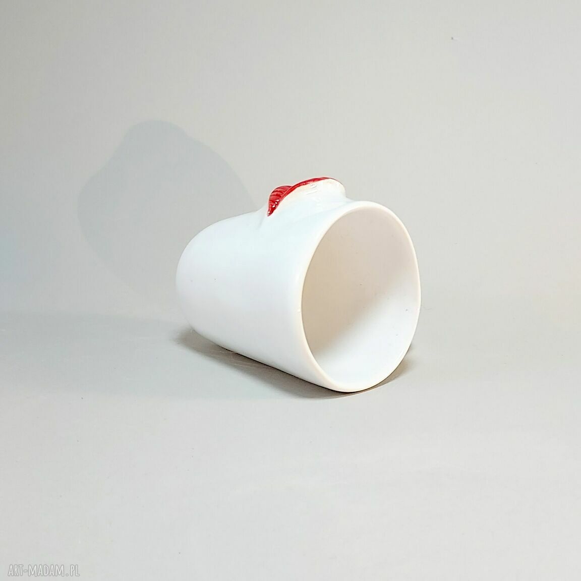 Zębuszka Zosia - kubek ceramiczny z rzeźbionymi ustami 245 ml