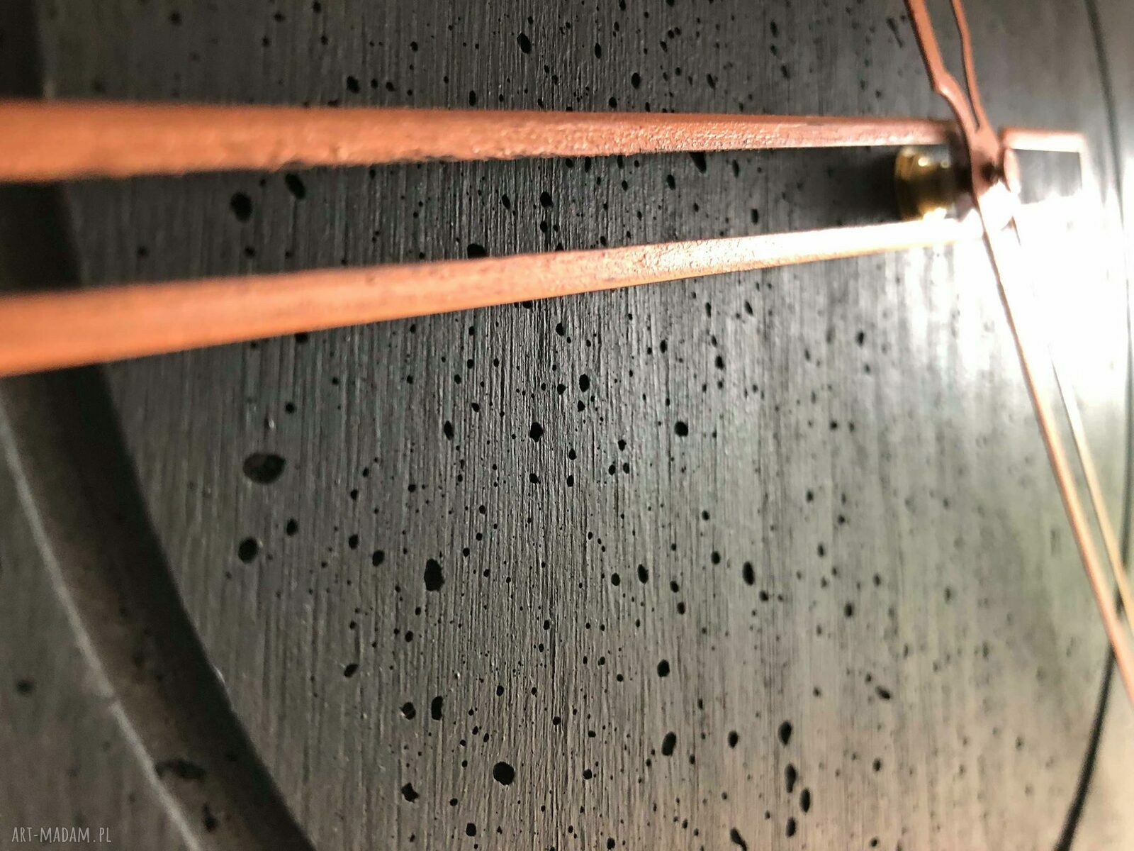 zegary: zegar z betonu architektonicznego hand made