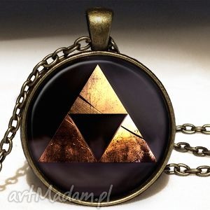 zelda triforce - medalion z łańcuszkiem